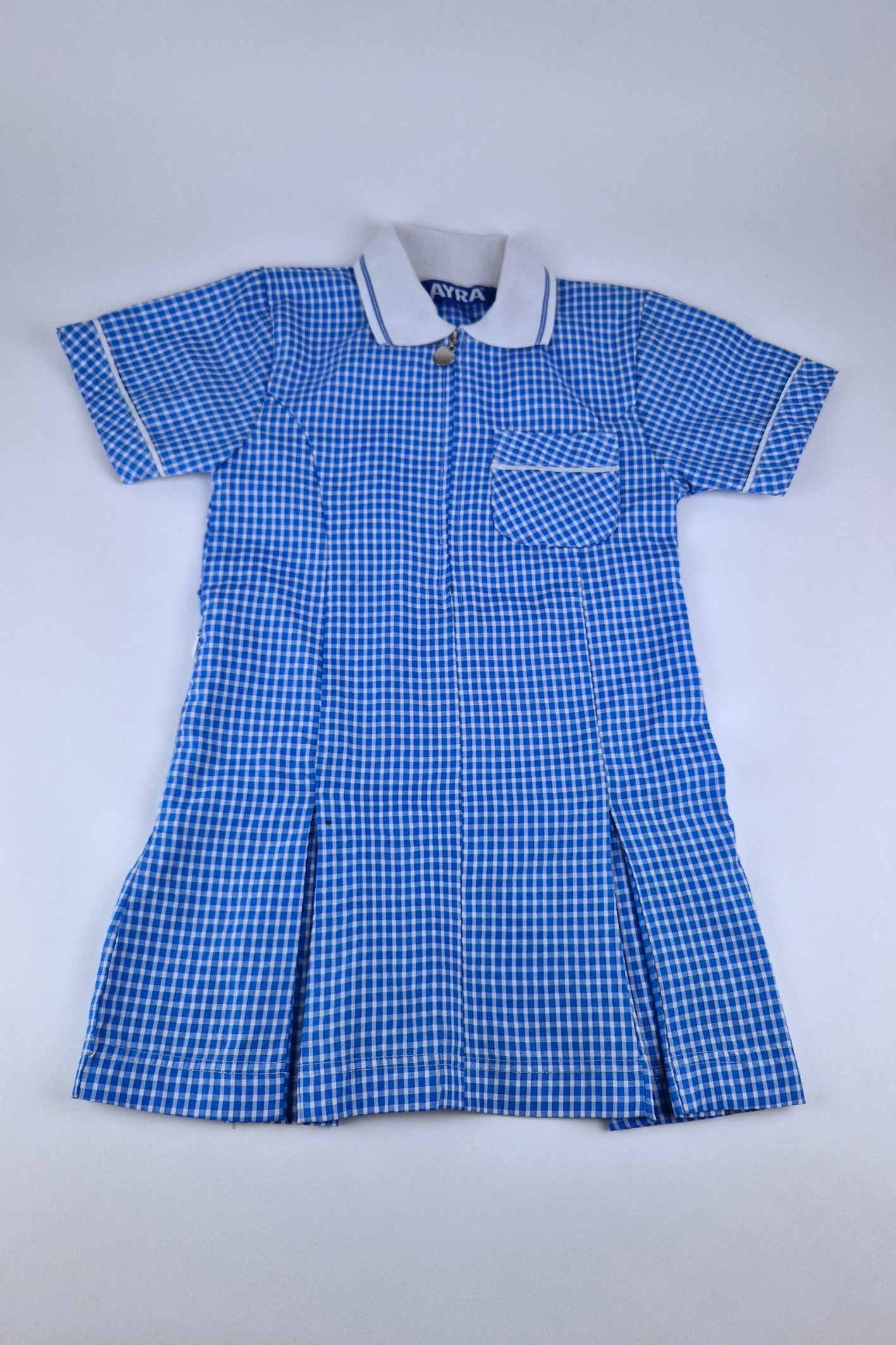 5y Blue Gingham School Dress