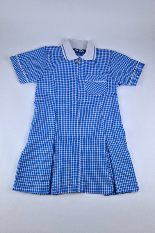 5y Blue Gingham School Dress