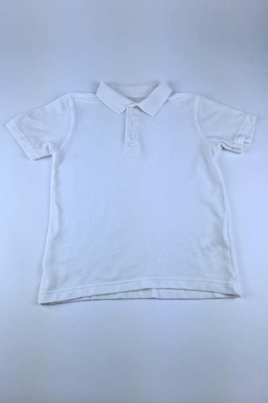 5-6y White Polo Shirt