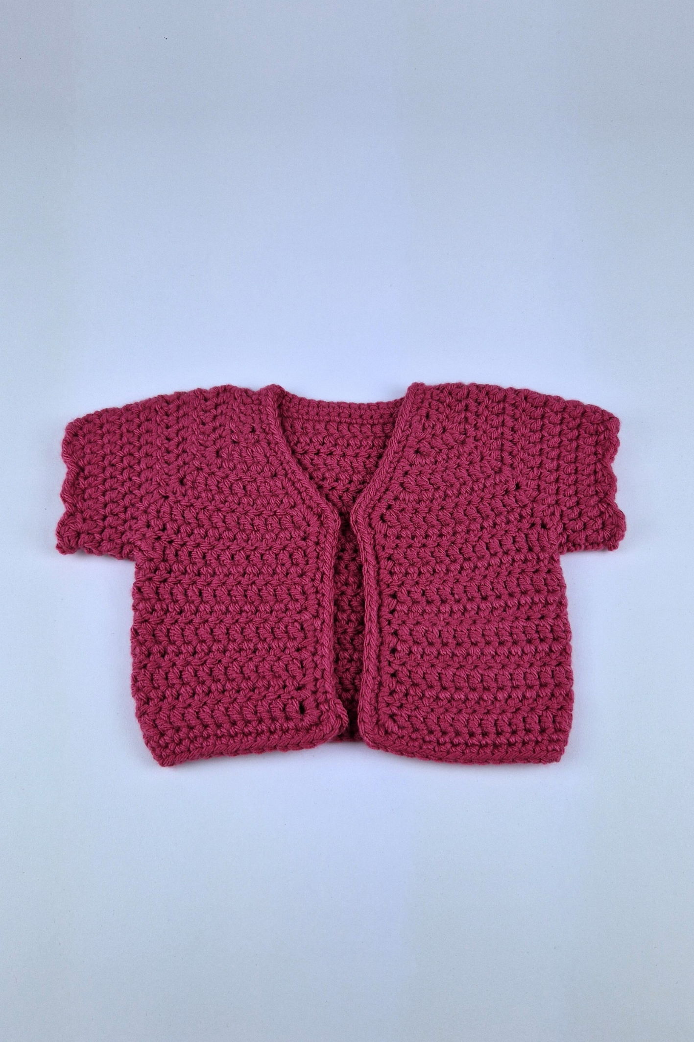 0-6m Crochet Fairy's Open Cardigan 