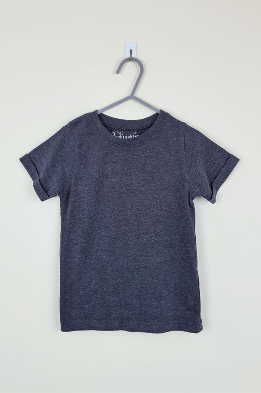 5–6 Jahre – blaues Basic-T-Shirt (Hullabaloo)