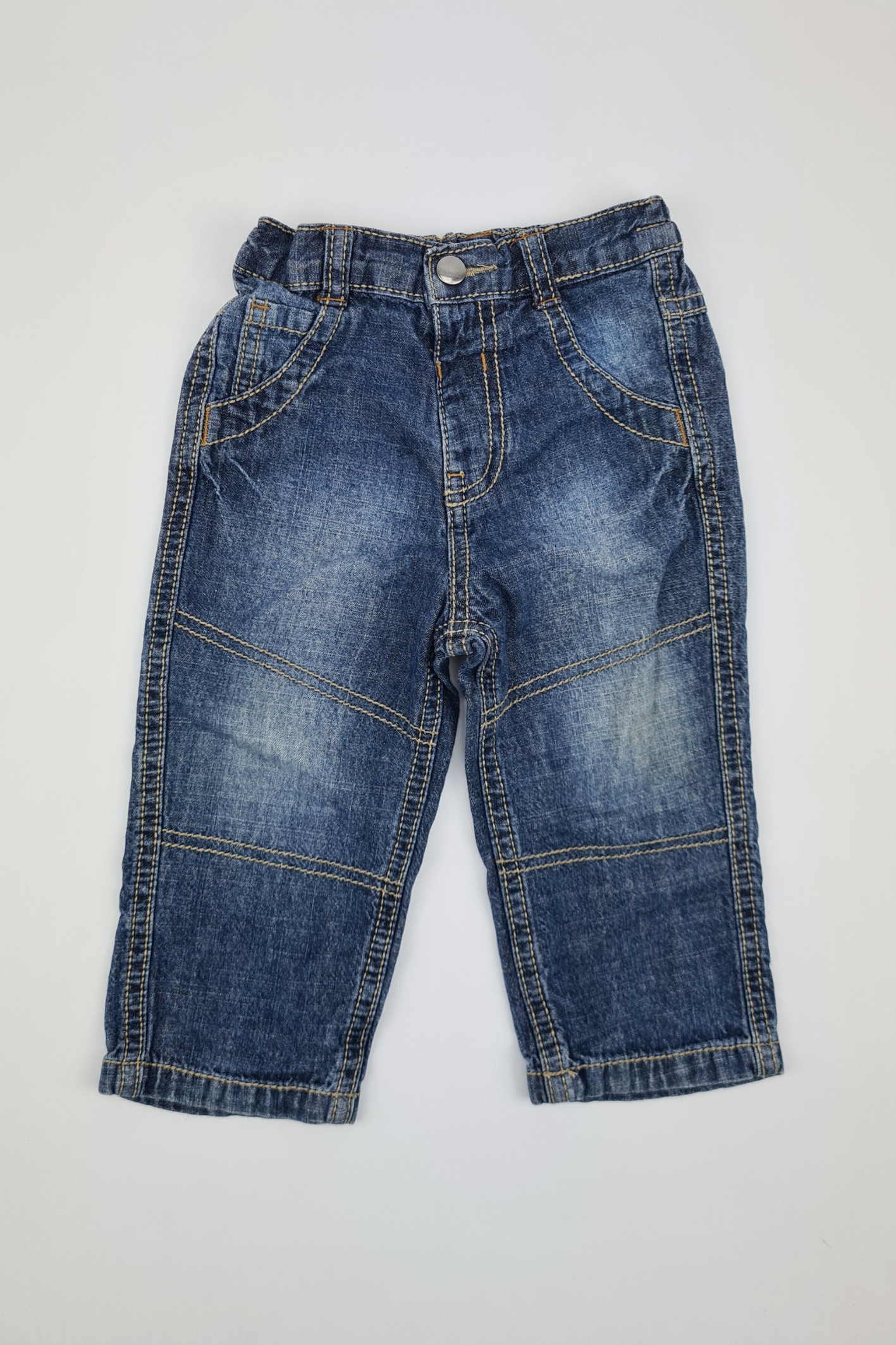 9-12m - Blue Denim Jeans (George)