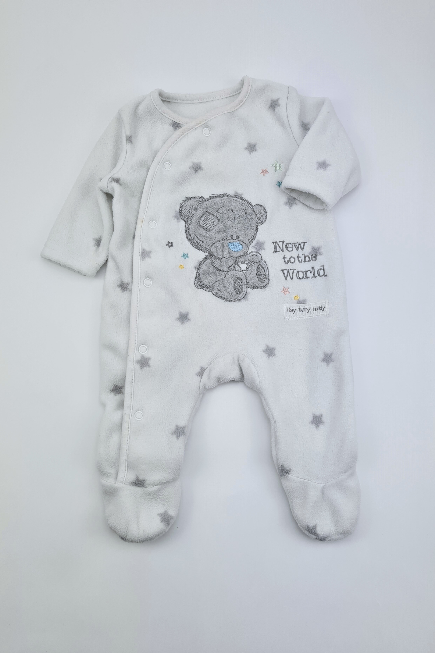 Neugeborene – 9 Pfund Fleece-Babystrampler (George)