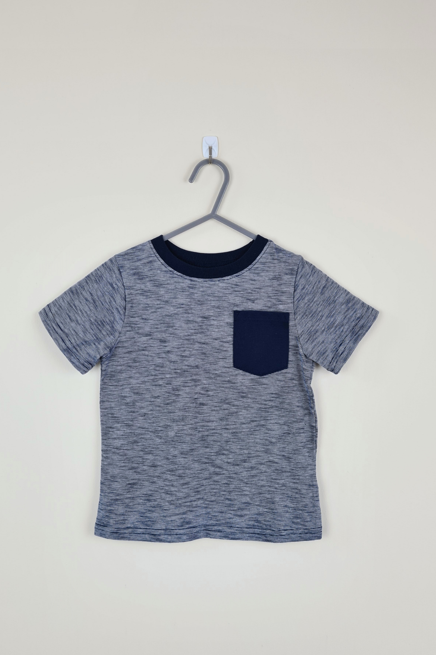 3 Jahre – Blaues Basic-T-Shirt (Garanimals)