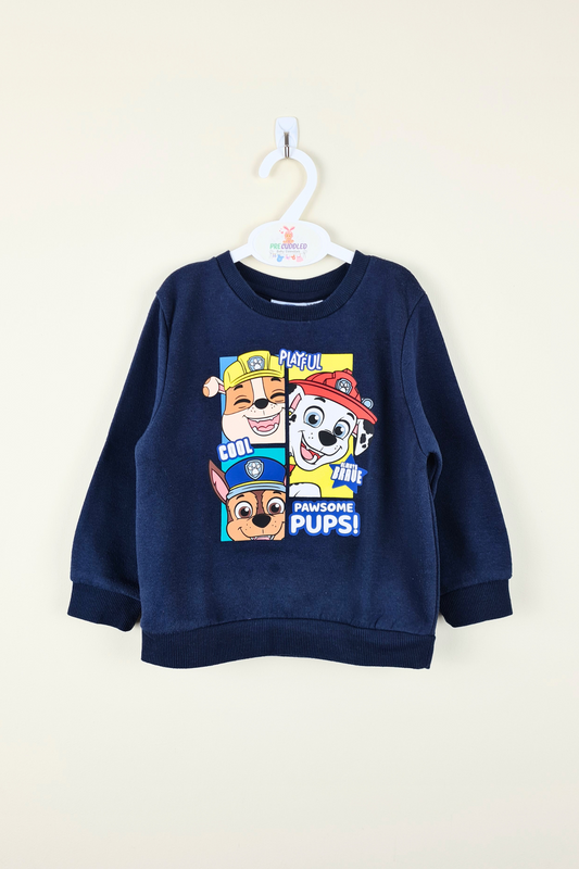 2-3y - Playful Pawsome Pups Sweatshirt (Nickelodeon)