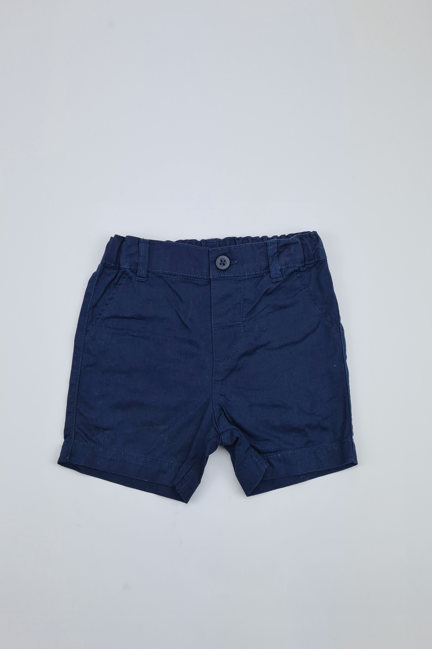 9-12m - Navy Blue Shorts (Primark)
