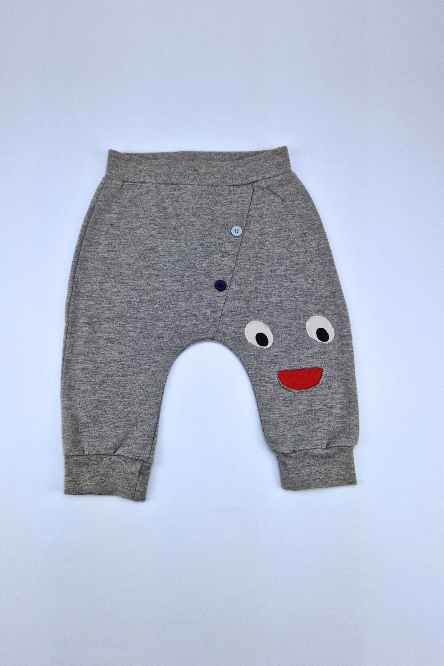 9-12m Grey Cotton Jogger