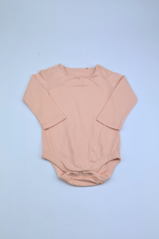 3-6m Pink Longsleeve Bodysuit