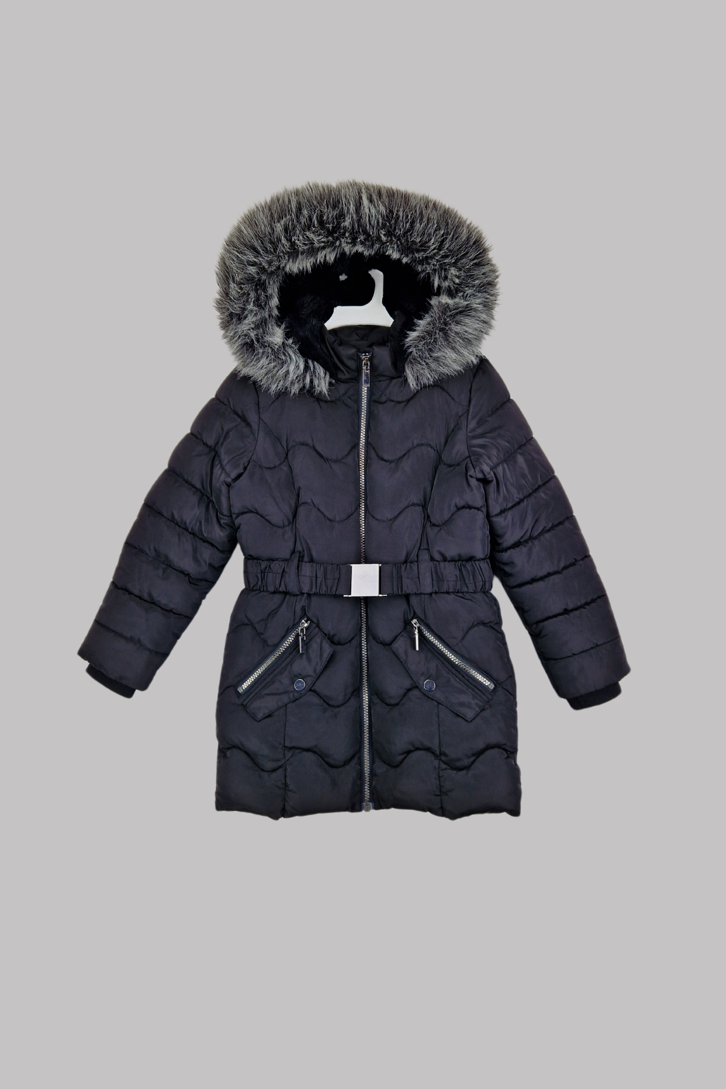 7-8Y Star Padded Hooded Coat