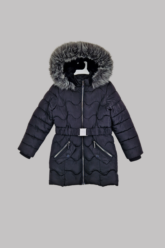 7-8Y Star Padded Hooded Coat