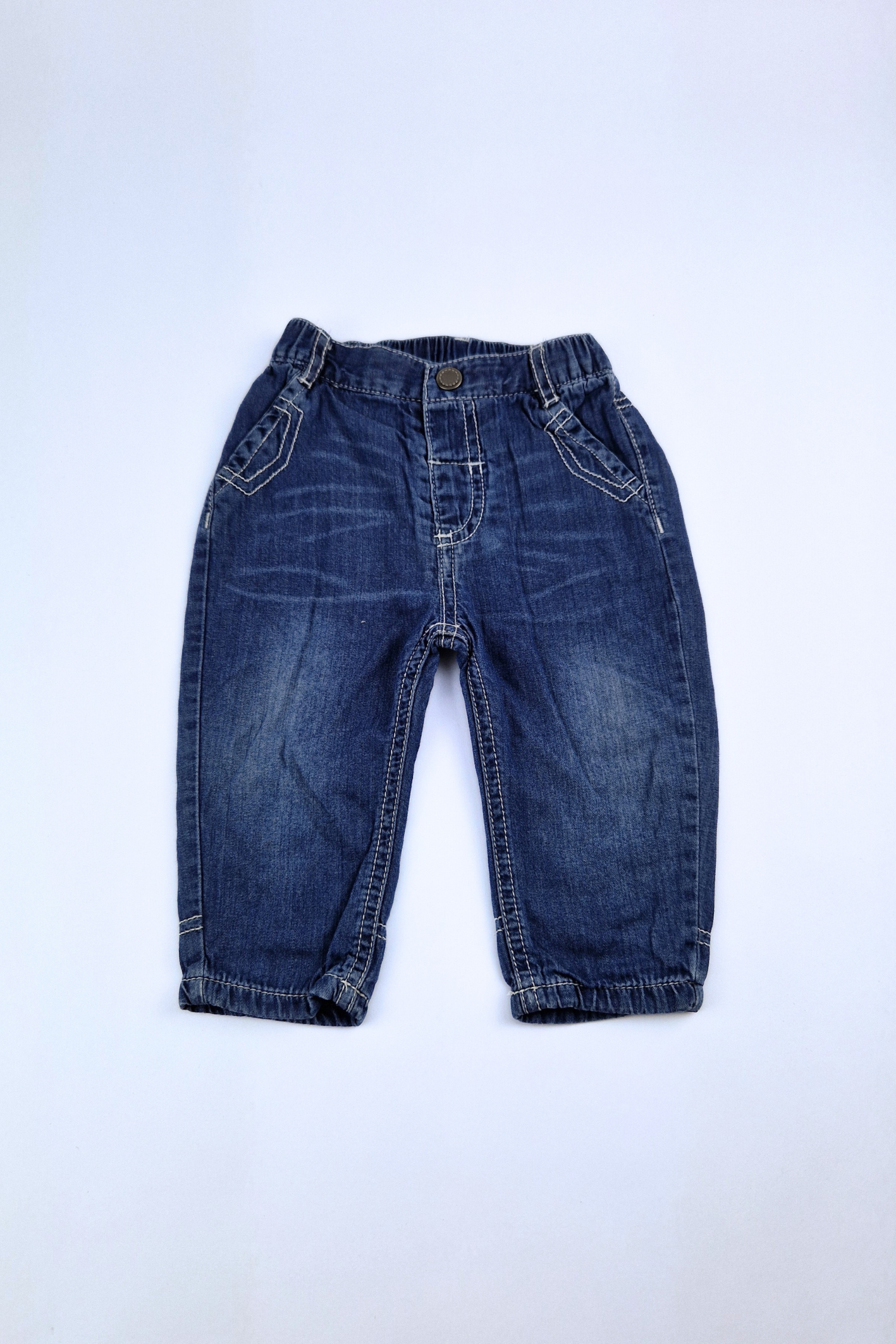 6-9m Mid Blue Denim Jeans