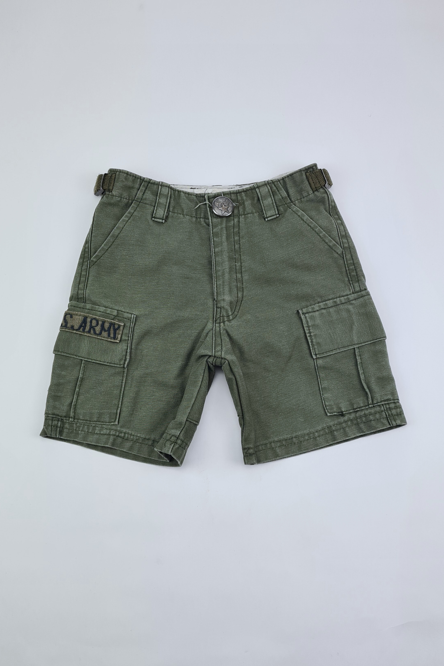 3y - Jungle Green Cargo Shorts 