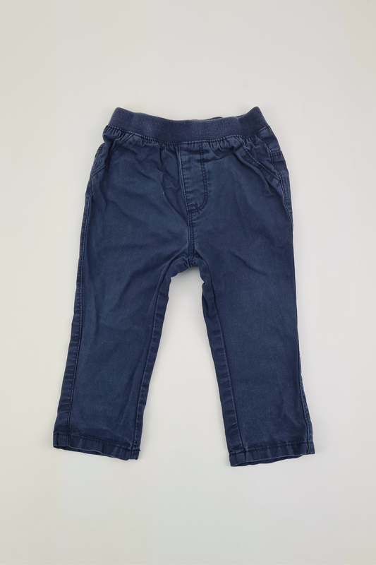 6-9m - Navy Trousers