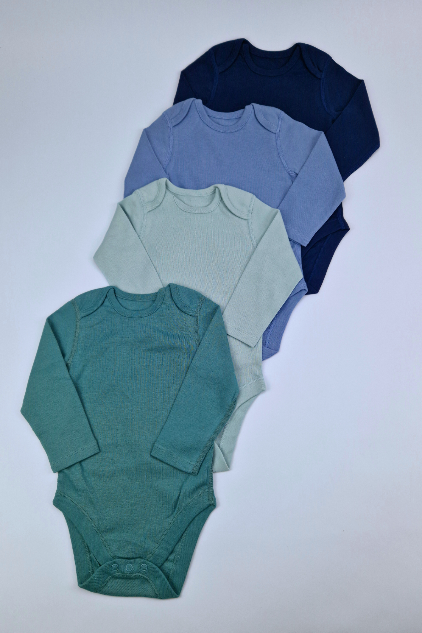 9-12m - 4Pack Pure Comfort Longsleeve Bodysuit (m&s?