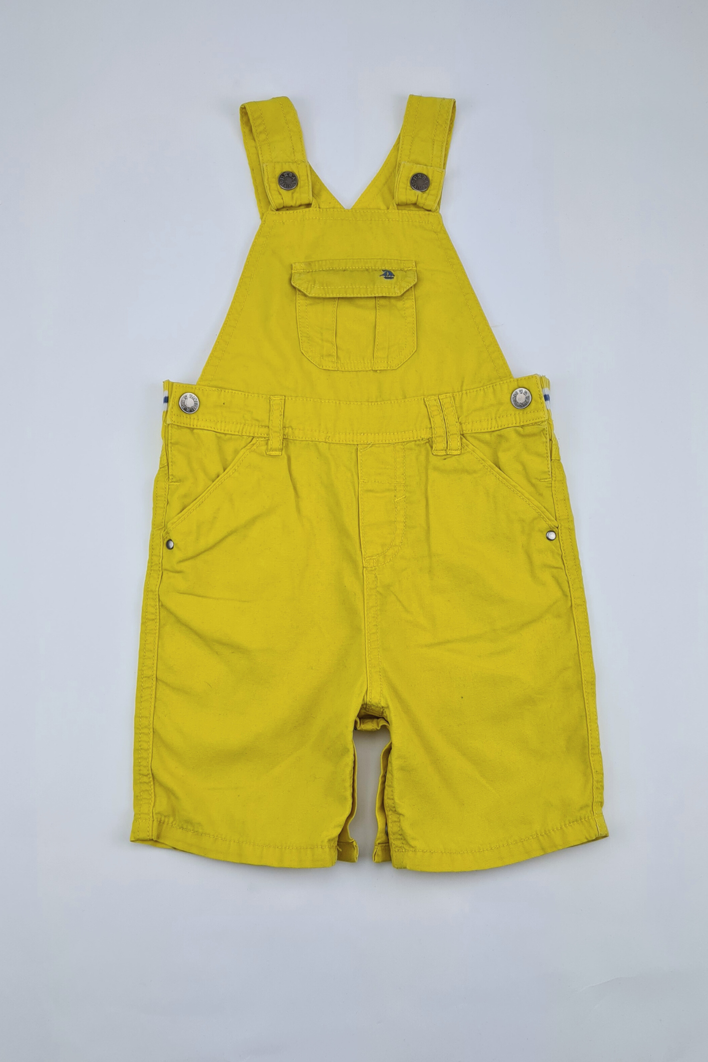 12-18m - Yellow Dungaree Mothercare (MessyDays