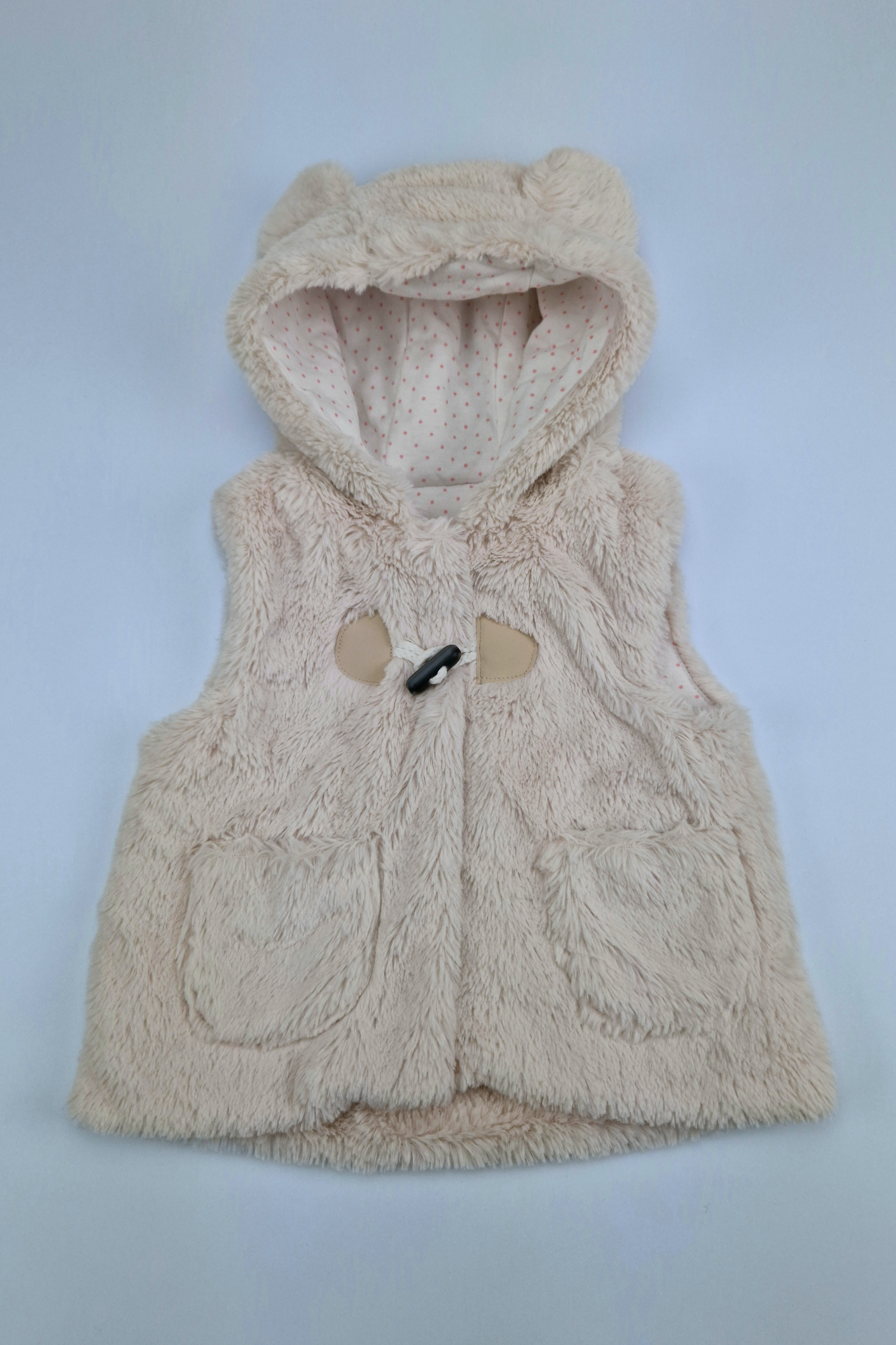 9-12m Ivory Gillet Jacket (Nutmeg)