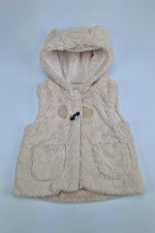 9-12m Ivory Gillet Jacket (Nutmeg)