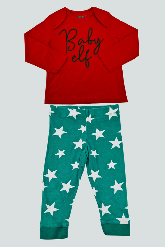 9-12m - Baby Elf Pyjama Set (Fred & Flo)