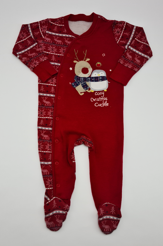 6–9 Monate – Schlafanzug „Cosy Christmas Cuddles“.