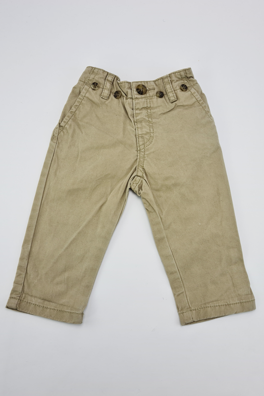 3-6m - Beige Trousers (Matalan)