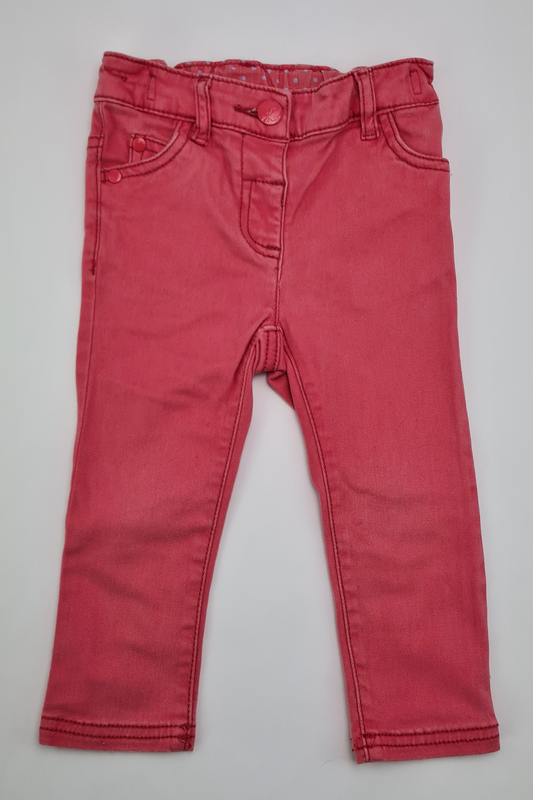 12-18m - Pink Jeans (Next)