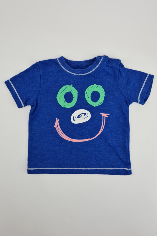 6-9m - Smiley Face T-shirt