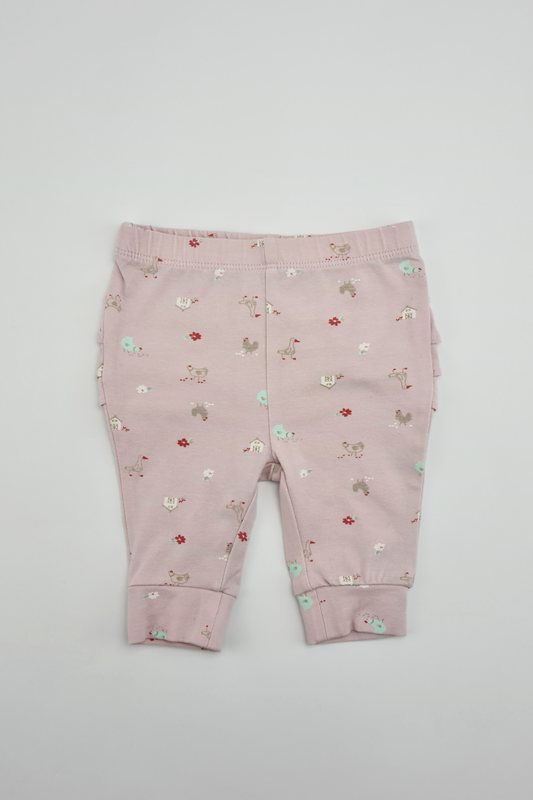 Pink Ruffle Leggings - Precuddled.com