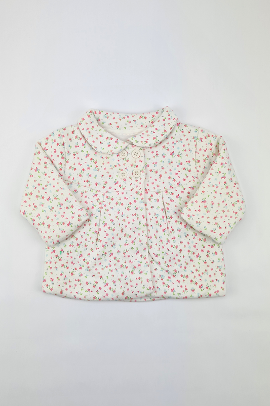 Nouveau-né - Manteau à imprimé floral de 10 lb (Mothercare)