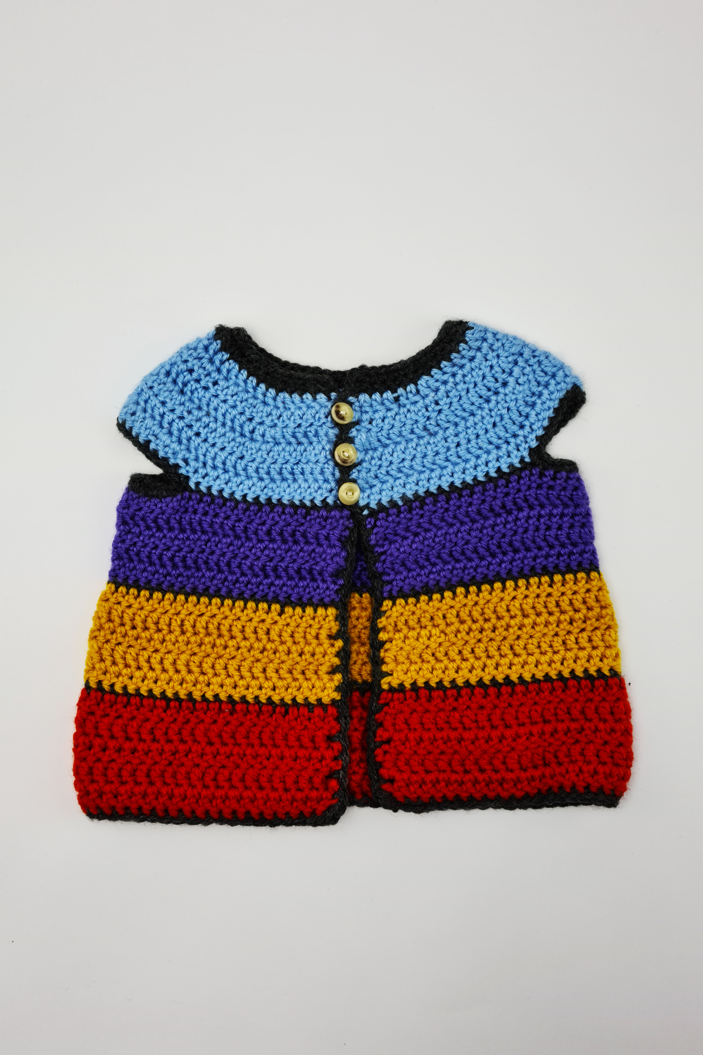 6-12m Striped Sweater Vest - Precuddled.com