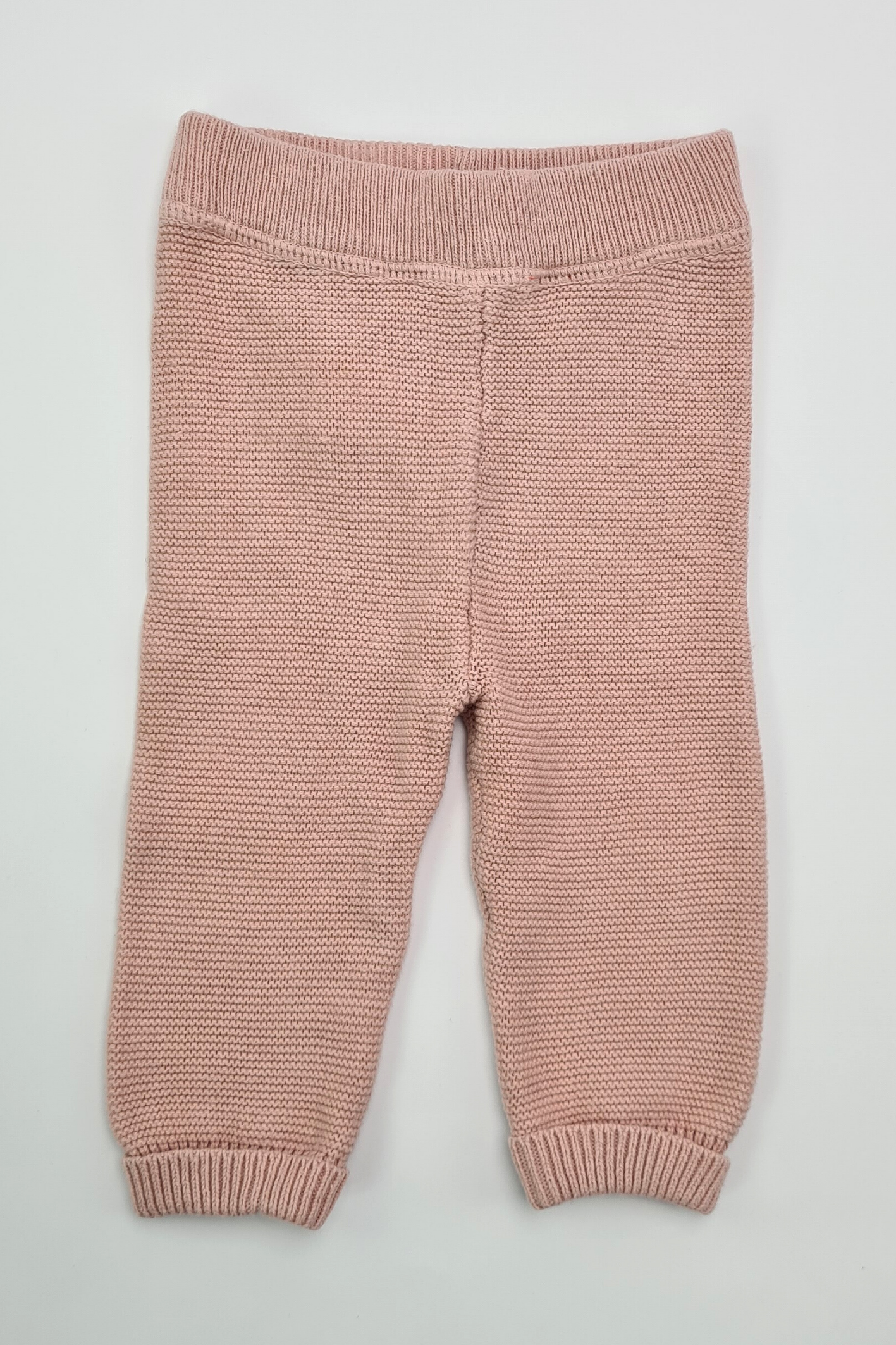 1m (10lbs) - Leggings en tricot rose 100% coton (F&amp;F)
