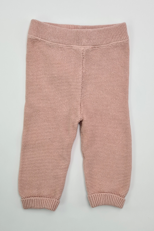 1m (10lbs) - 100% Cotton Pink Knit Leggings (F&F)