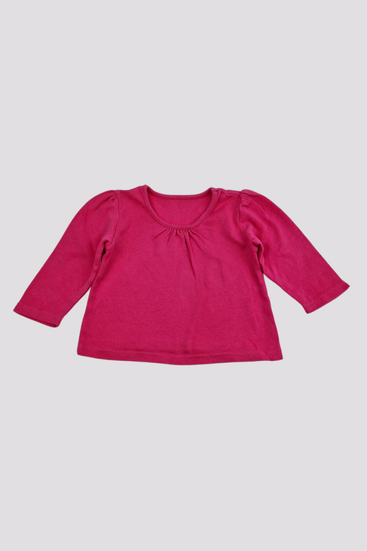 3-6m - T-shirt rose (George)