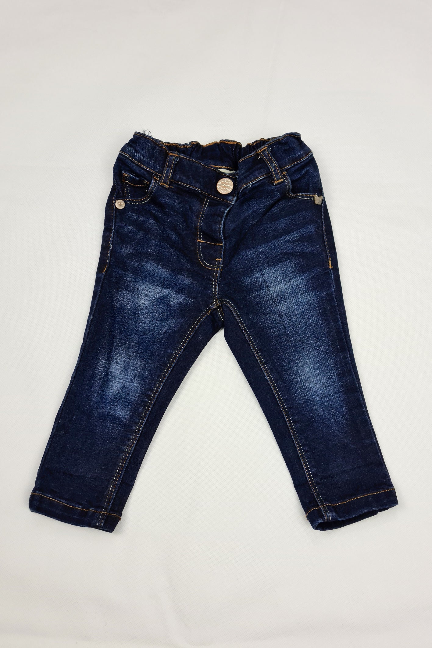 Dark Blue Denim Jeans - Precuddled.com