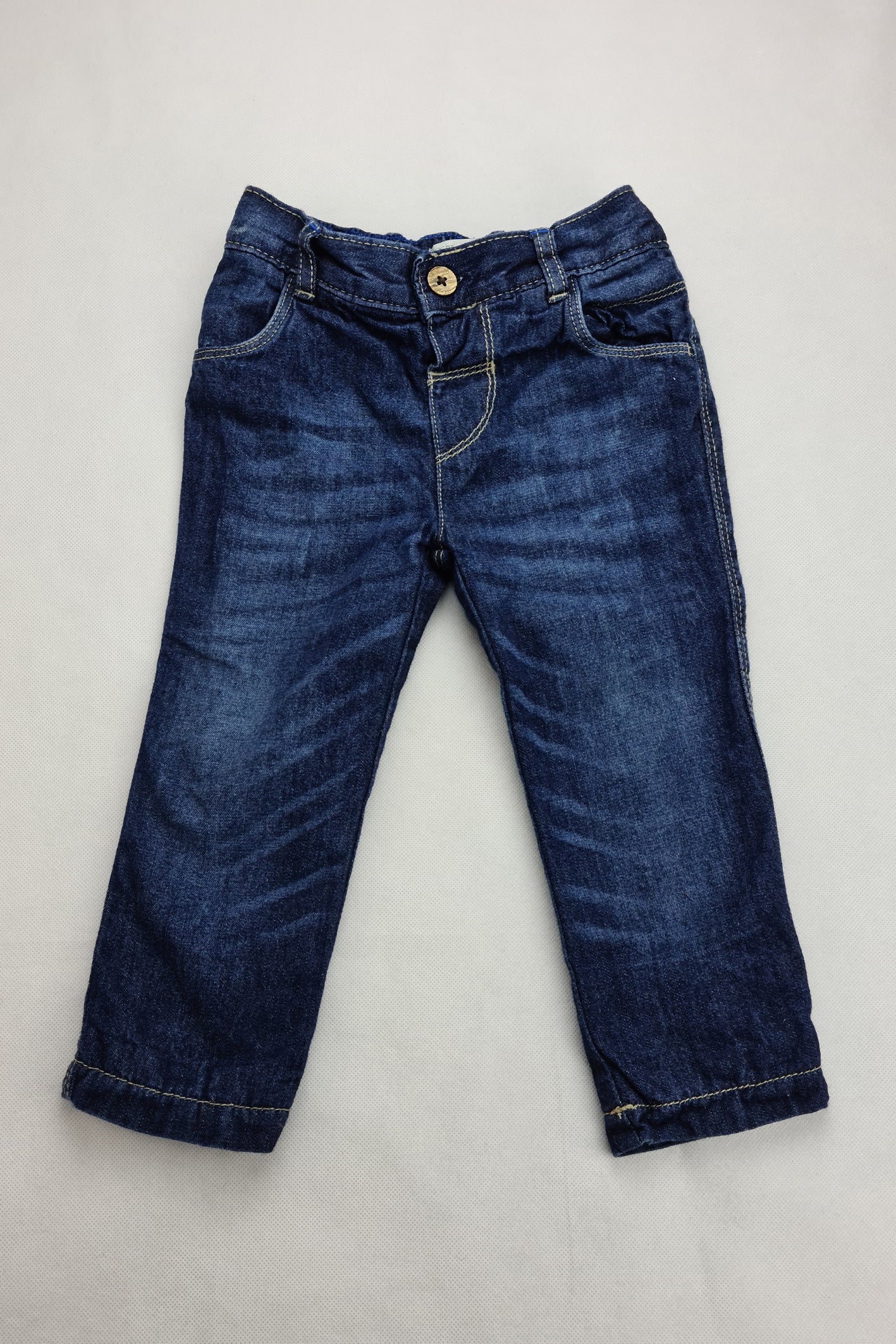 Dark Blue Denim Jeans - Precuddled.com