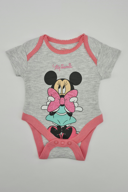 1 Month (10lbs) - Minnie Mouse Bodysuit