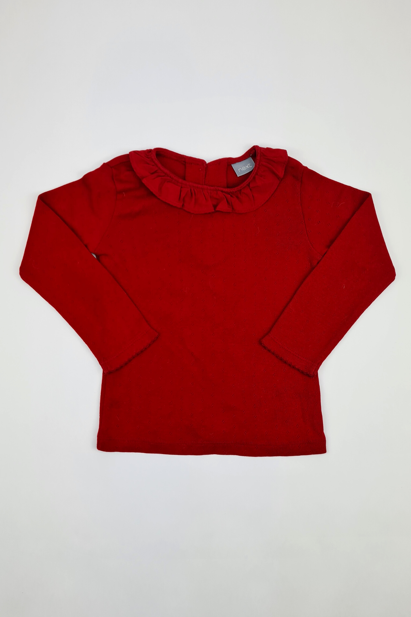 12-18m - Red Collared T-shirt (Next)
