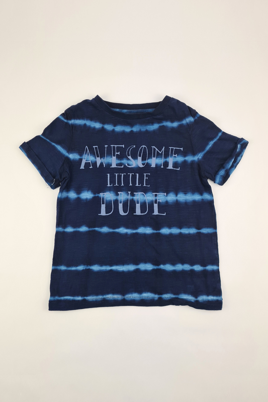 18-24m - Awesome Little Dude T-Shirt. 100% Cotton (Tu)