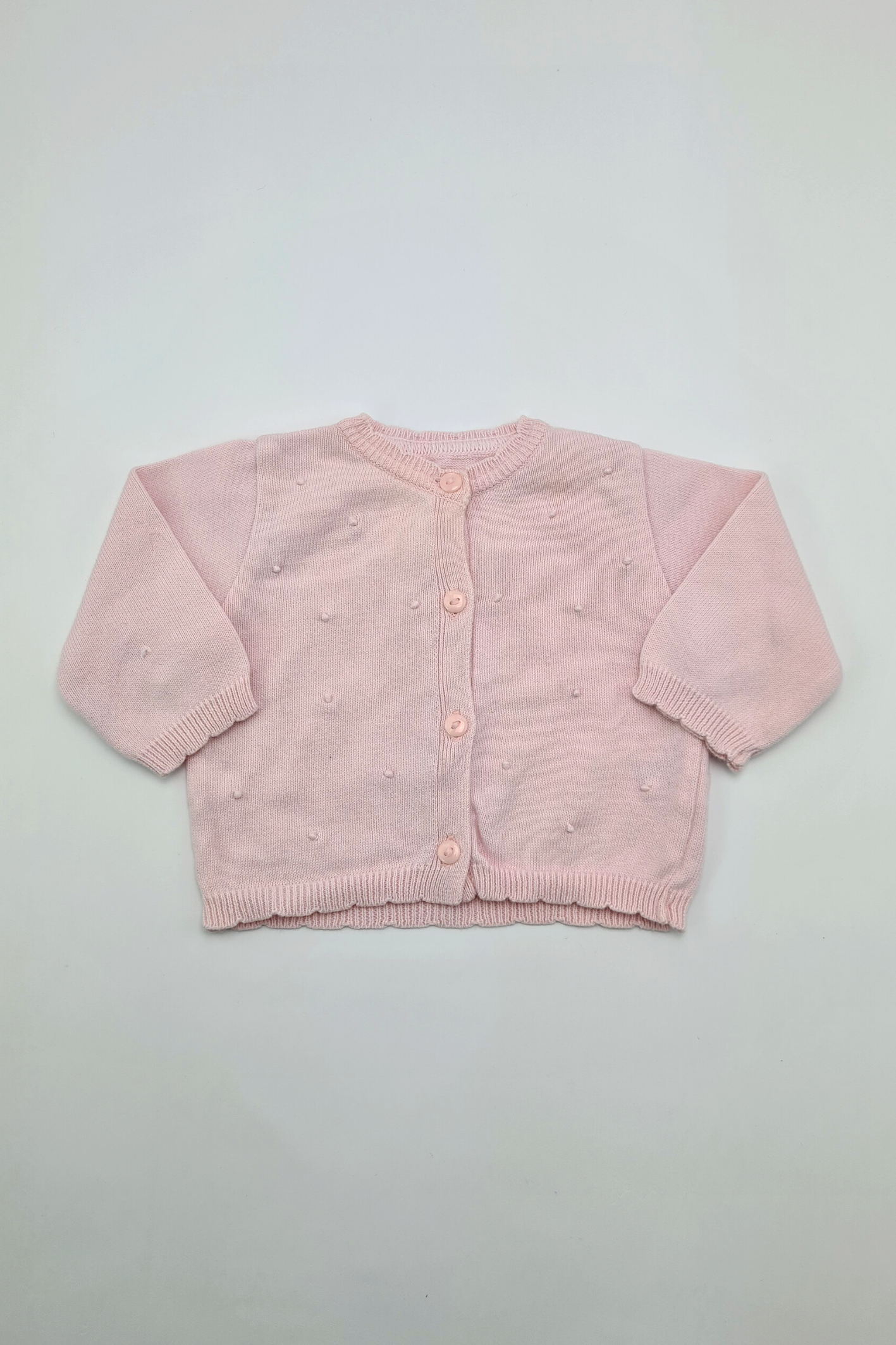 0-3m - Pink Cardigan (M&S)