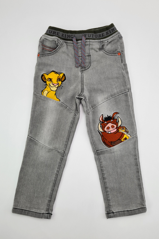 18-24m - Grey Lion King Jeans