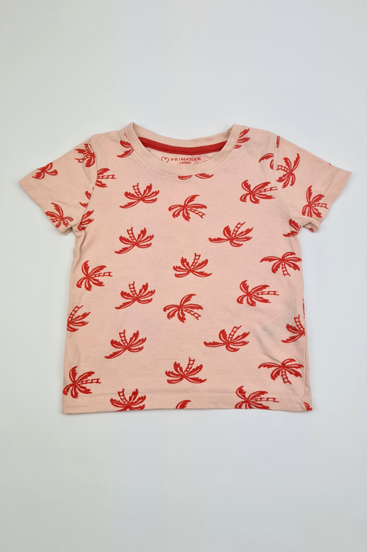 12–18 Monate – Palmen-T-Shirt (Primark)