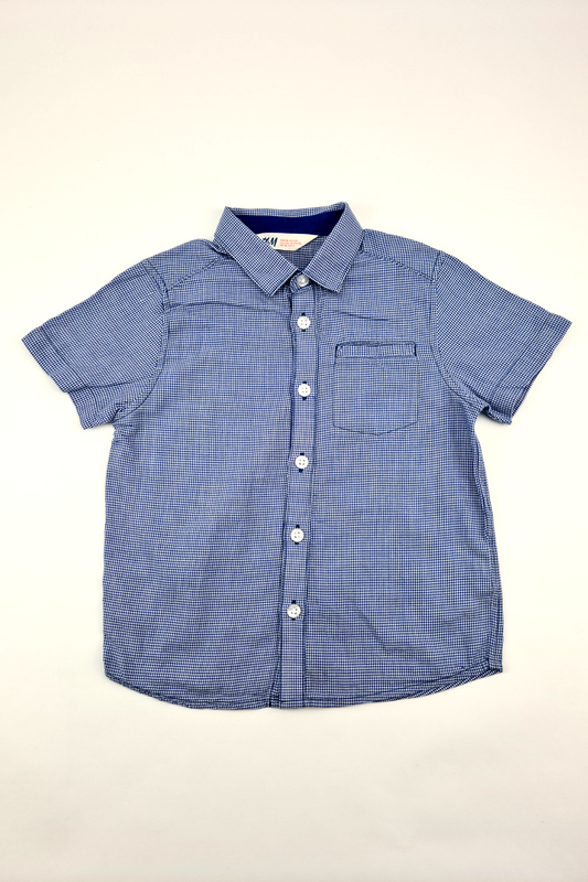 2-3y - Blue Button Up Shirt (H&M)
