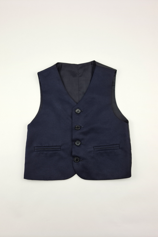 2-3y - Blue Suit Waistcoat