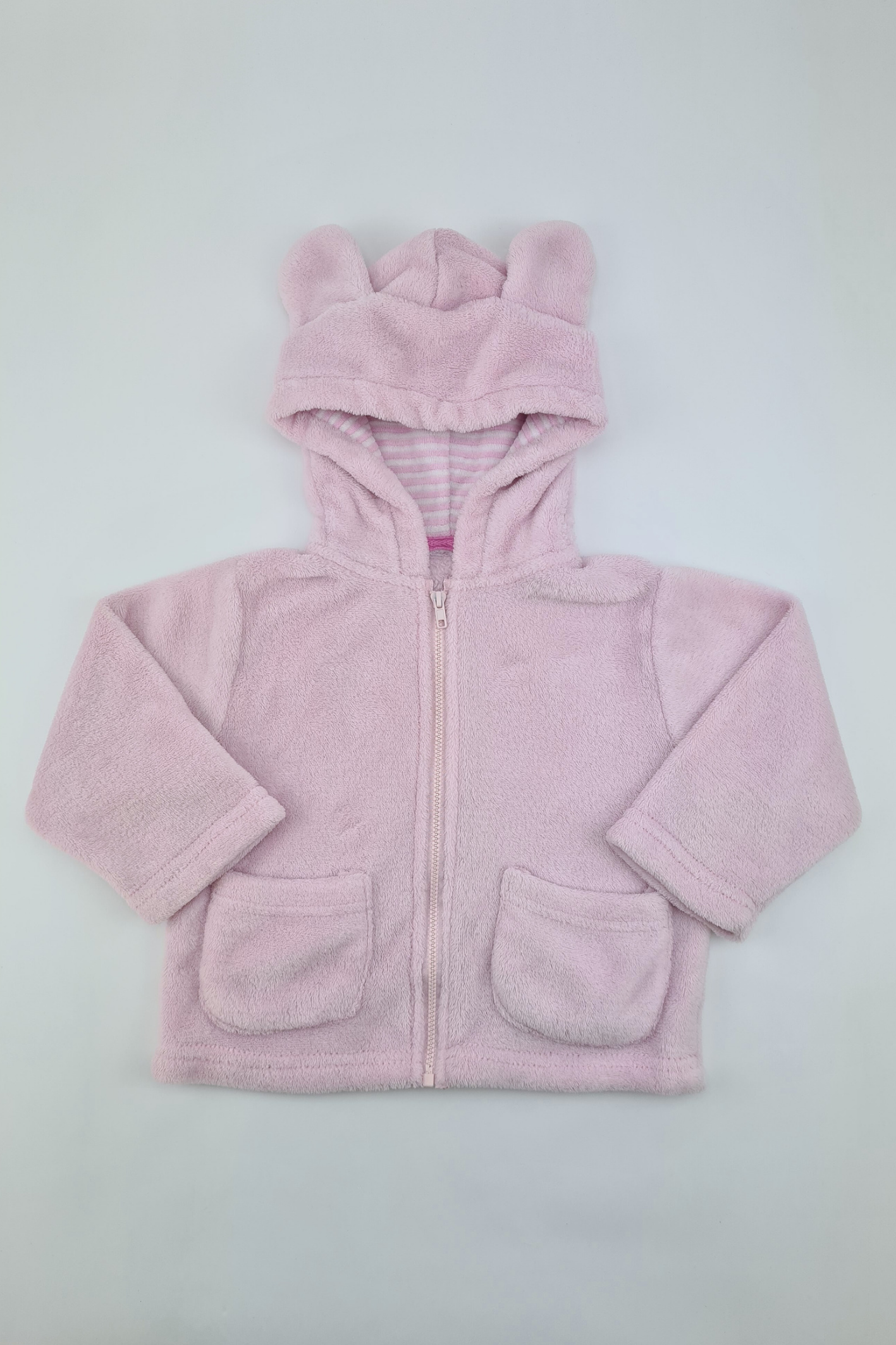 12-18m - Pink Fleece Jacket