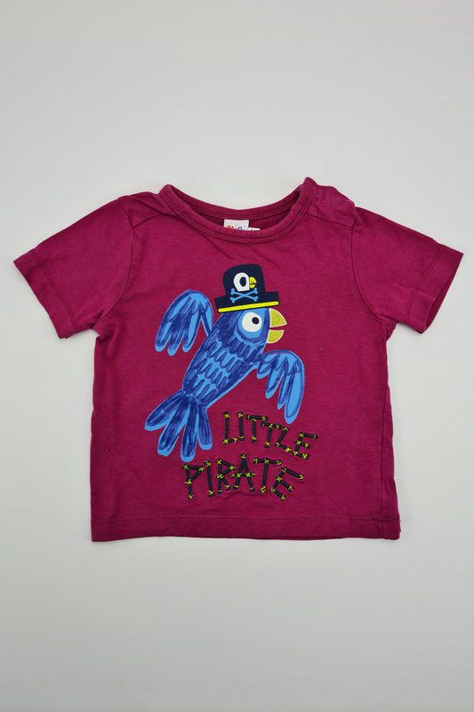 6–9 Monate – T-Shirt „Kleiner Pirat“ (Mini Club)