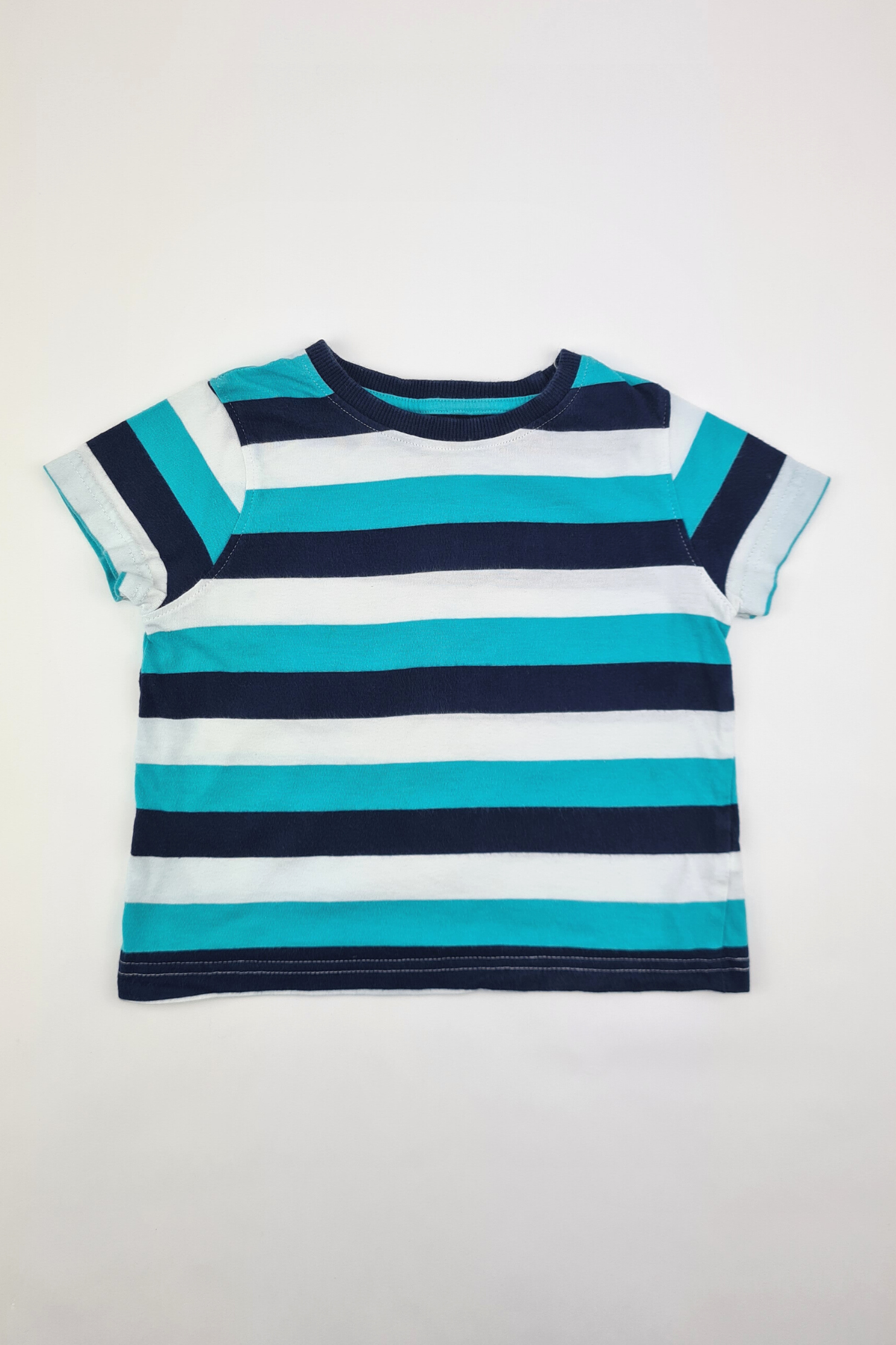 18–24 Monate – gestreiftes T-Shirt aus 100 % Baumwolle (Di)