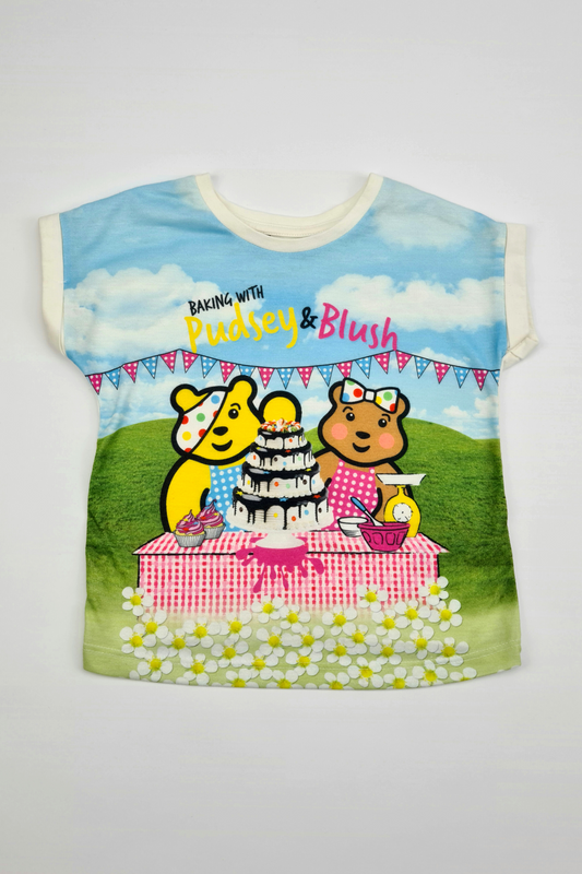 18-24m - 'Baking With Pudsey & Blush' T-shirt (George)