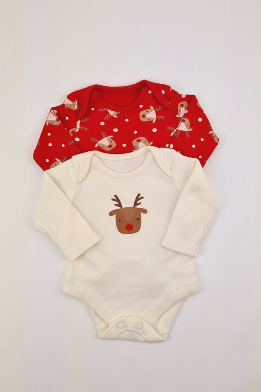 Newborn - 7.5lbs Reindeer Bodysuit (F&F)
