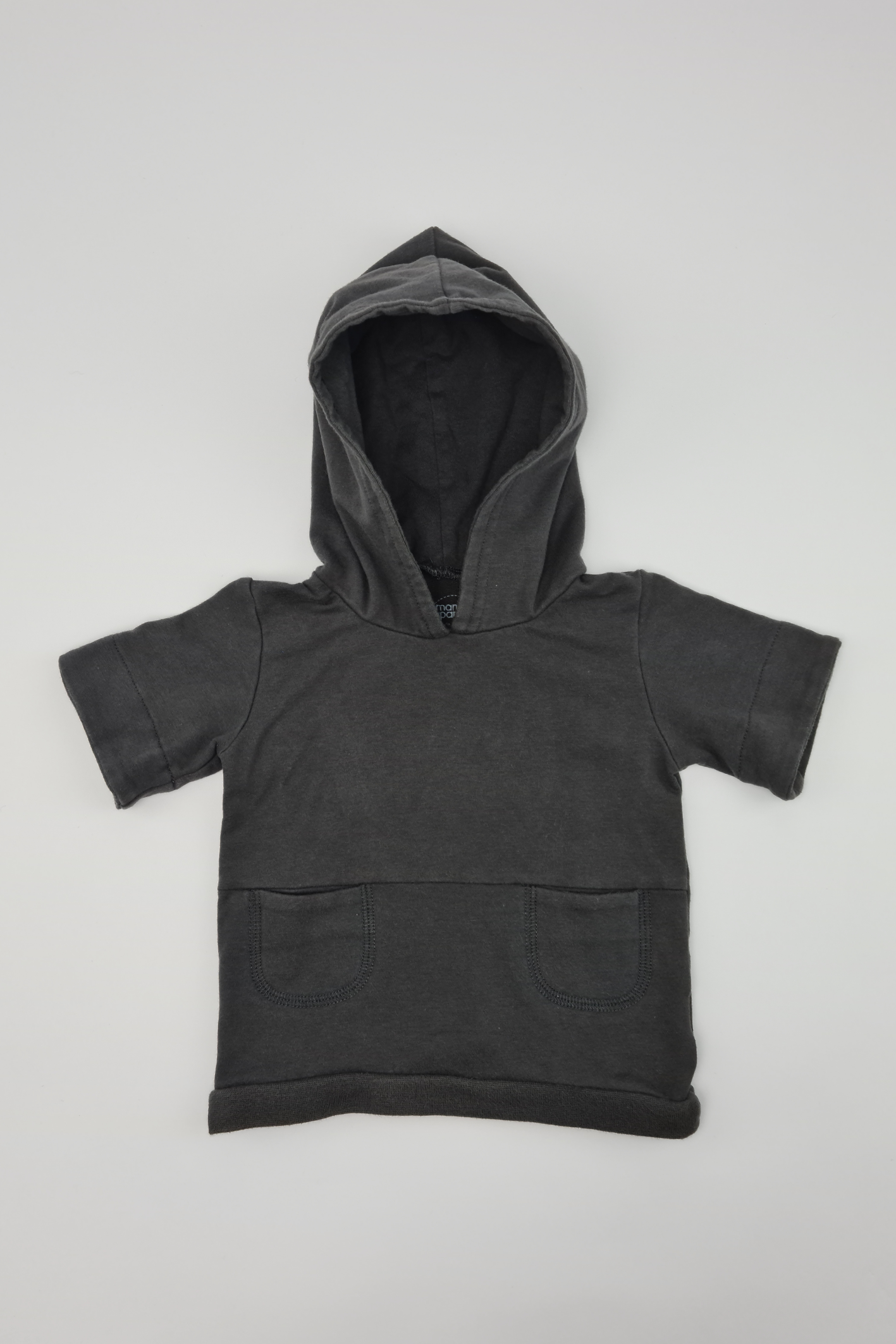 Black Short Sleeve Hoodie - Precuddled.com