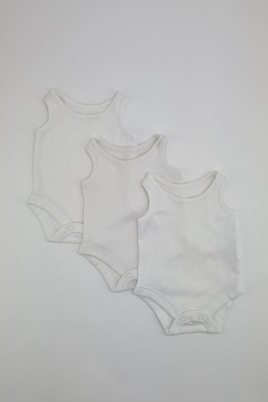 3 Sleeveless Bodysuits - Precuddled.com