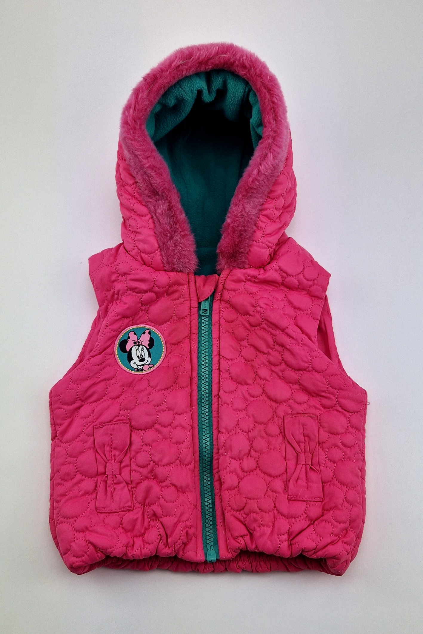 6-9m - Gilet rose Minnie Mouse (George)